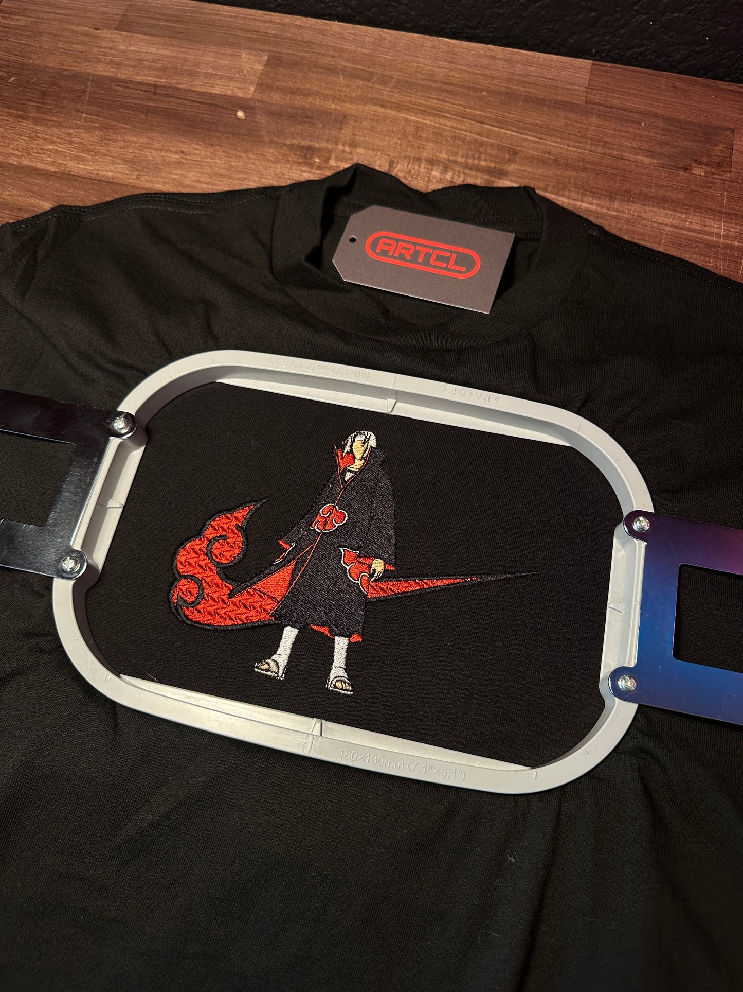 Custom Itachi Cloud Swoosh Tee