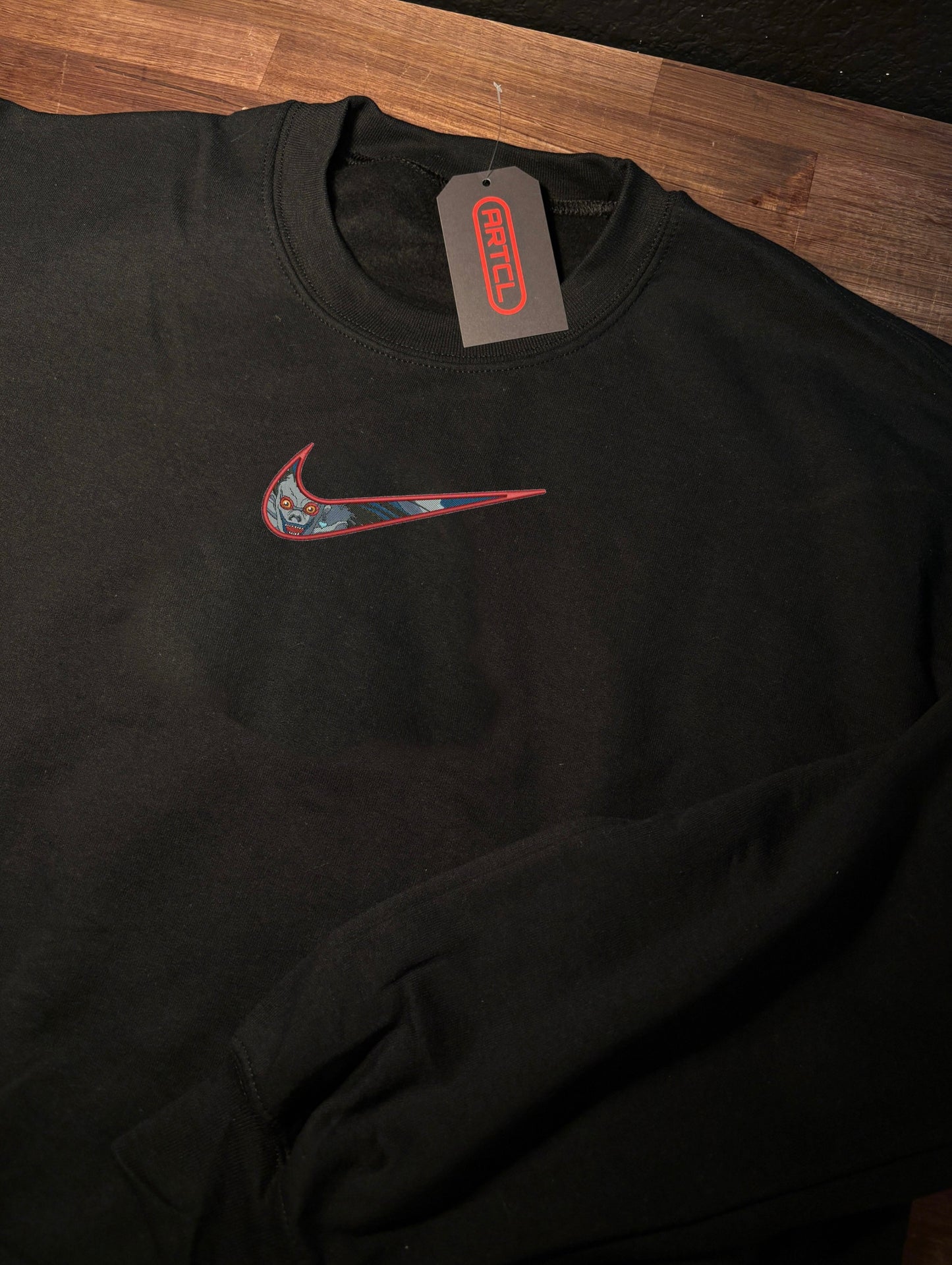 Custom Ryuk Swoosh Crewneck
