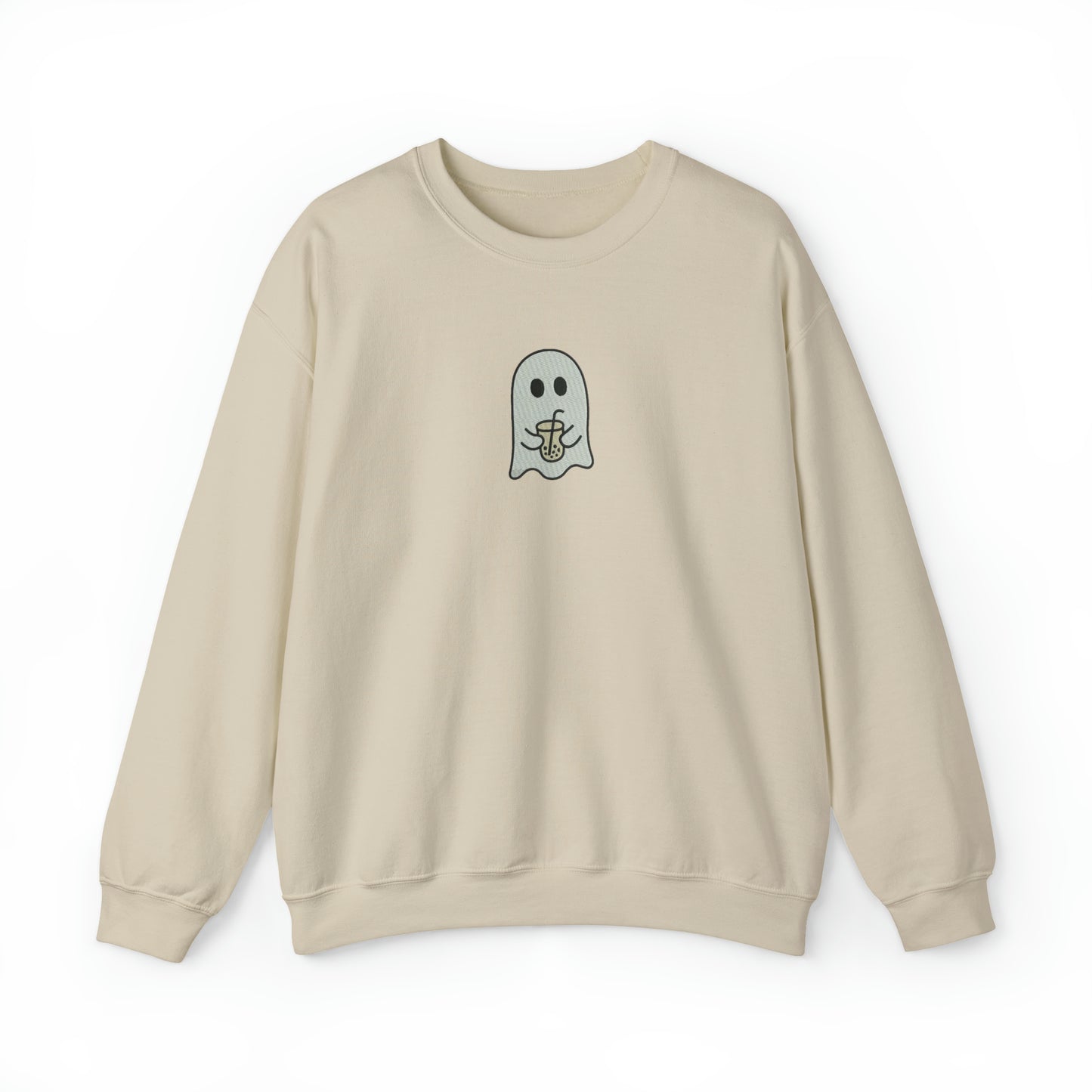 Custom Drinking Ghost Crewneck