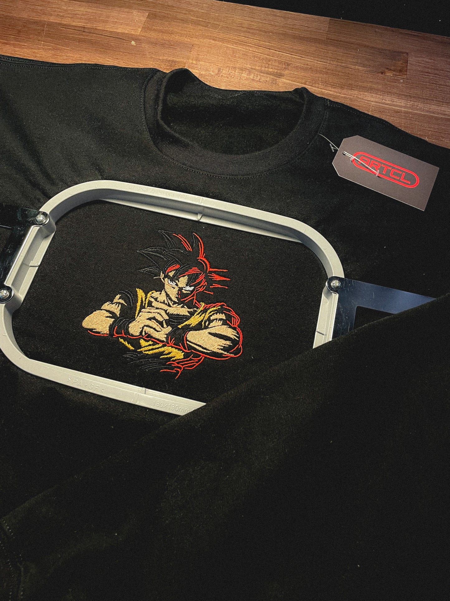 Custom Goku Outline Crewneck