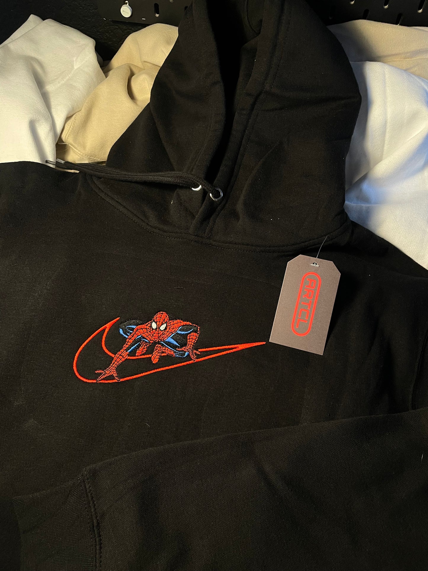 Custom Spiderman Swoosh Hoodie