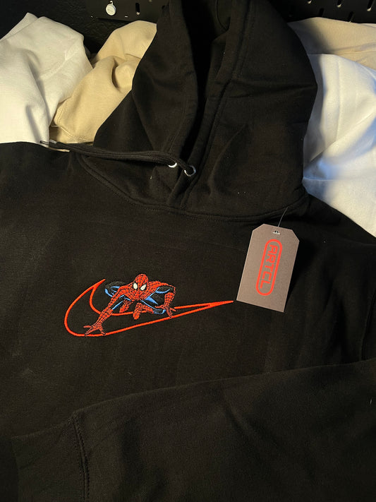 Custom Spiderman Swoosh Hoodie