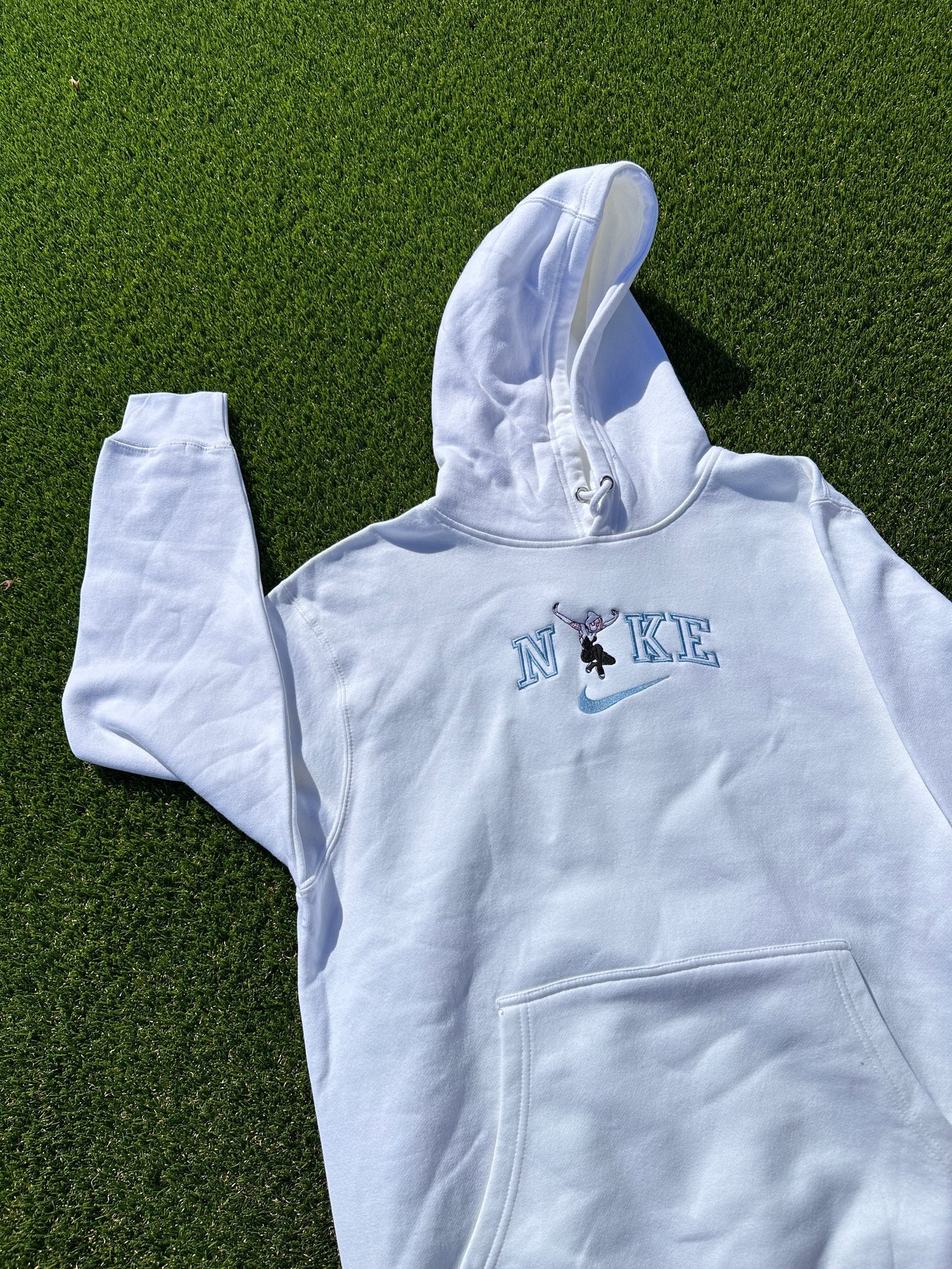 Custom Spider Woman Swoosh Crewneck