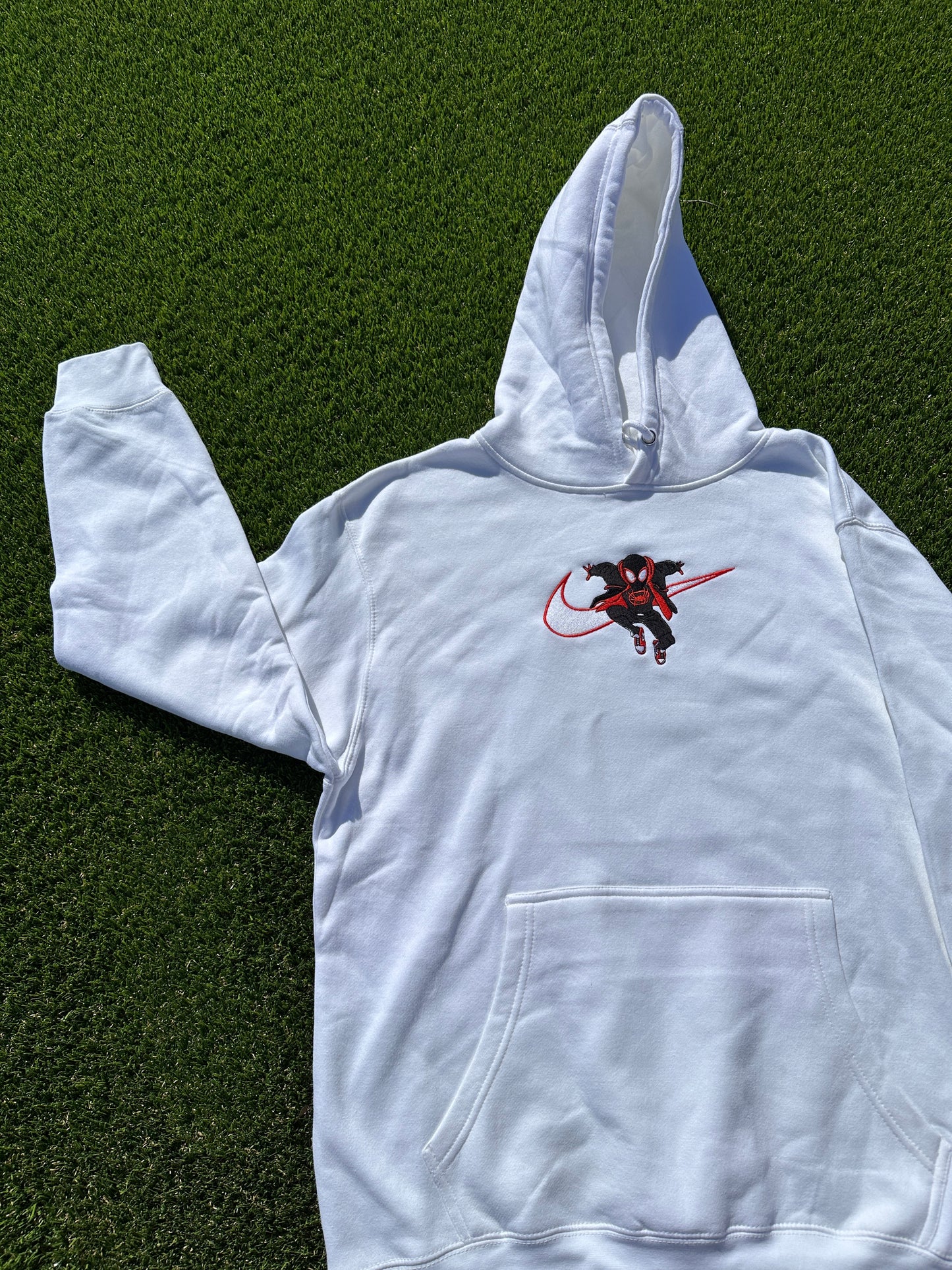 Custom Miles Swoosh Hoodie