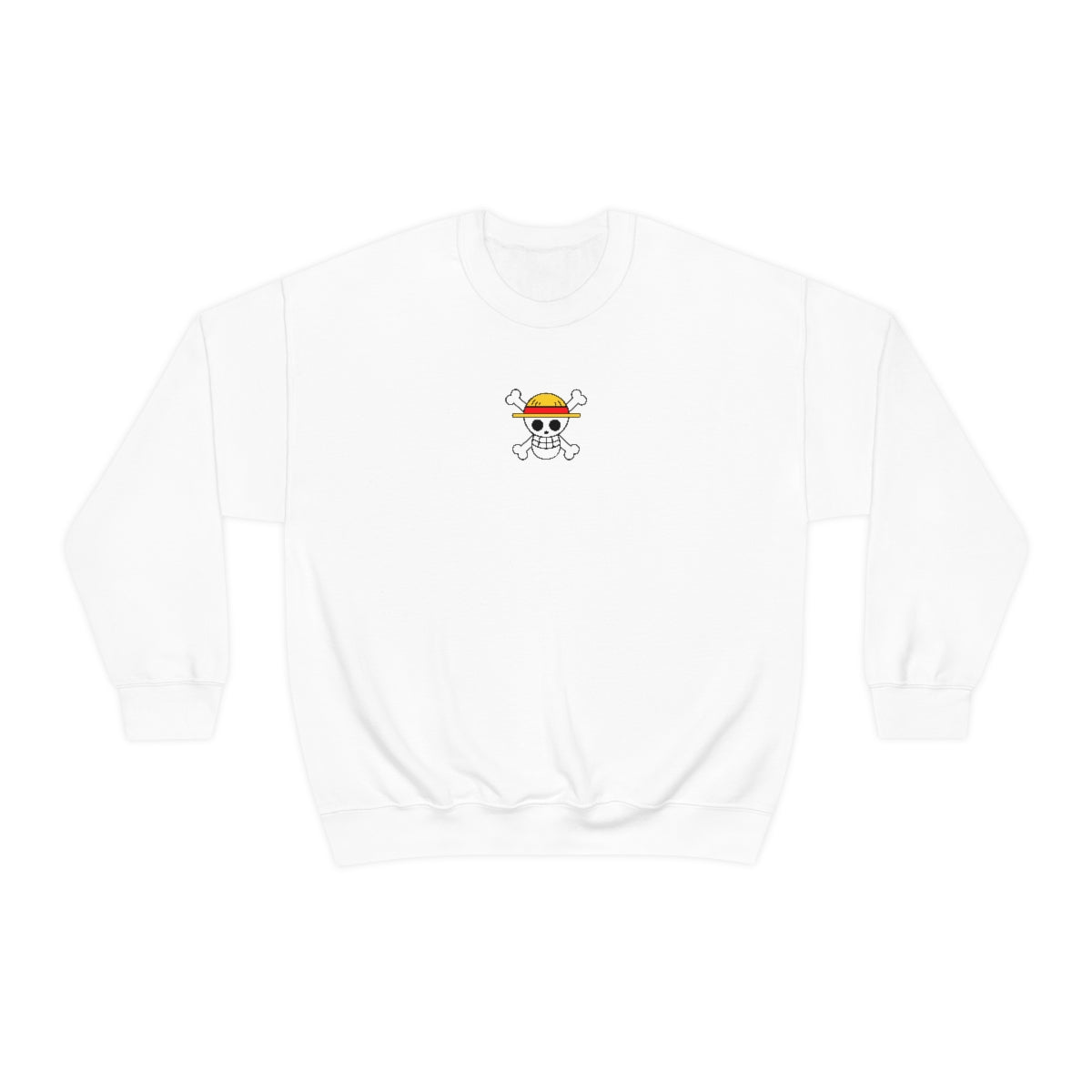 Custom One Piece Skull Crewneck