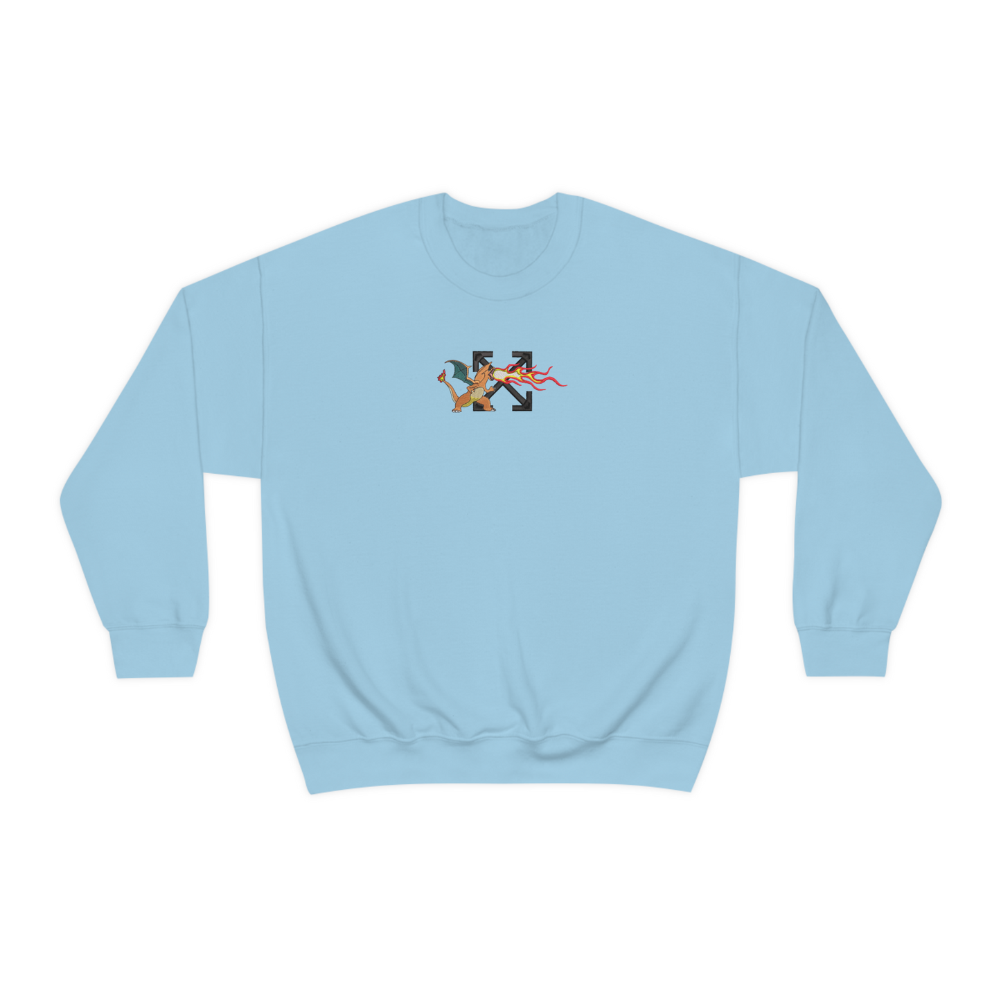 Custom Off White Charizard Crewneck