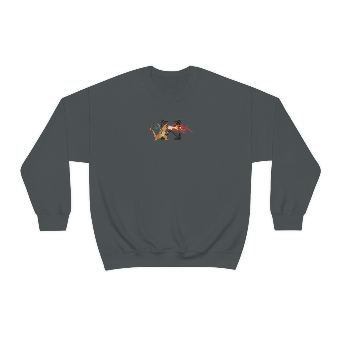 Custom Off White Charizard Crewneck