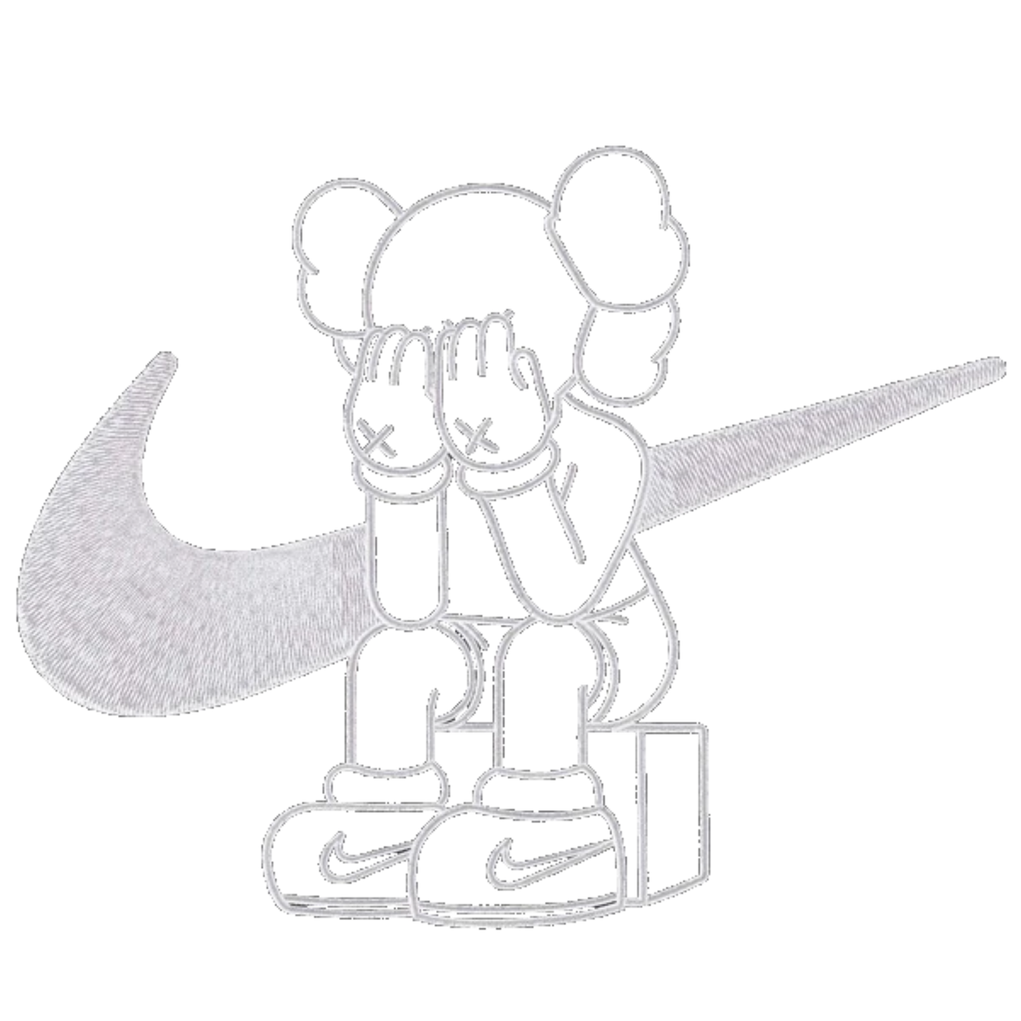 Custom Kaws Inspired Crewneck