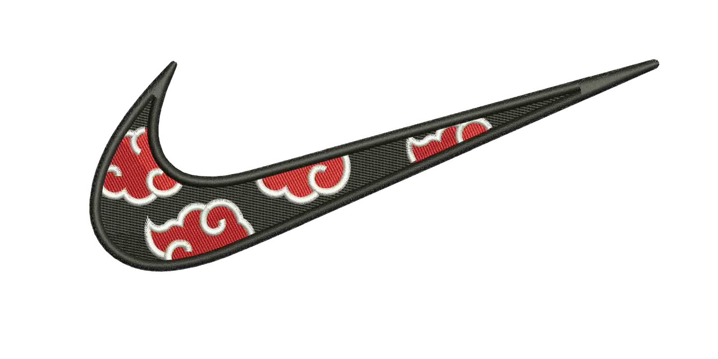 Custom Akatsuki Cloud Swoosh Crewneck