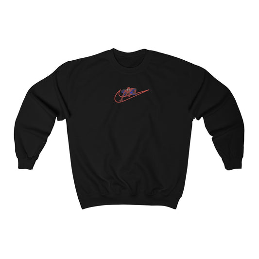 Custom Spiderman Swoosh Crewneck