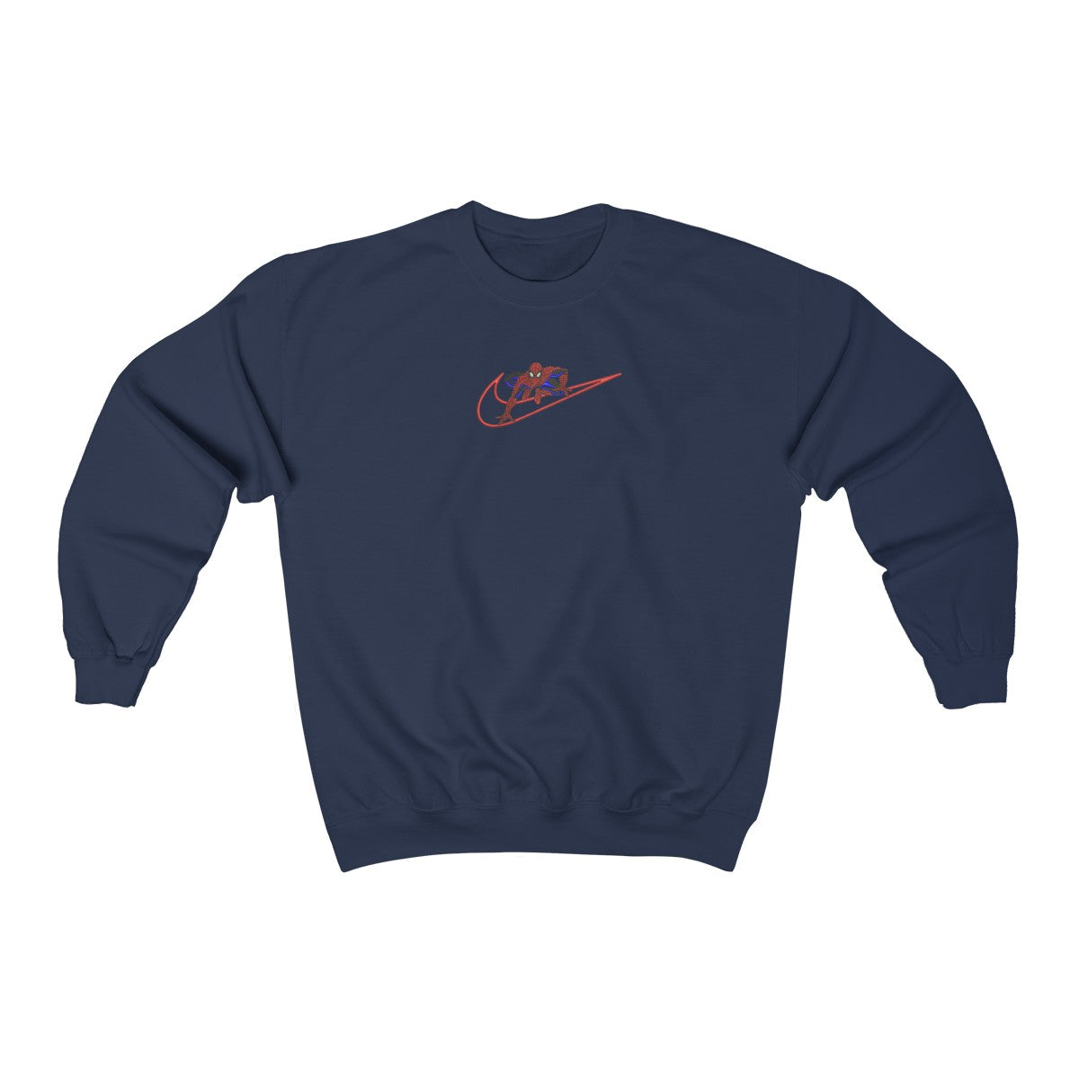 Custom Spiderman Swoosh Crewneck