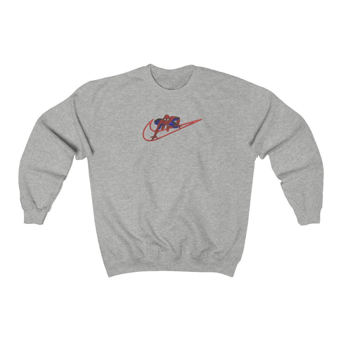 Custom Spiderman Swoosh Crewneck