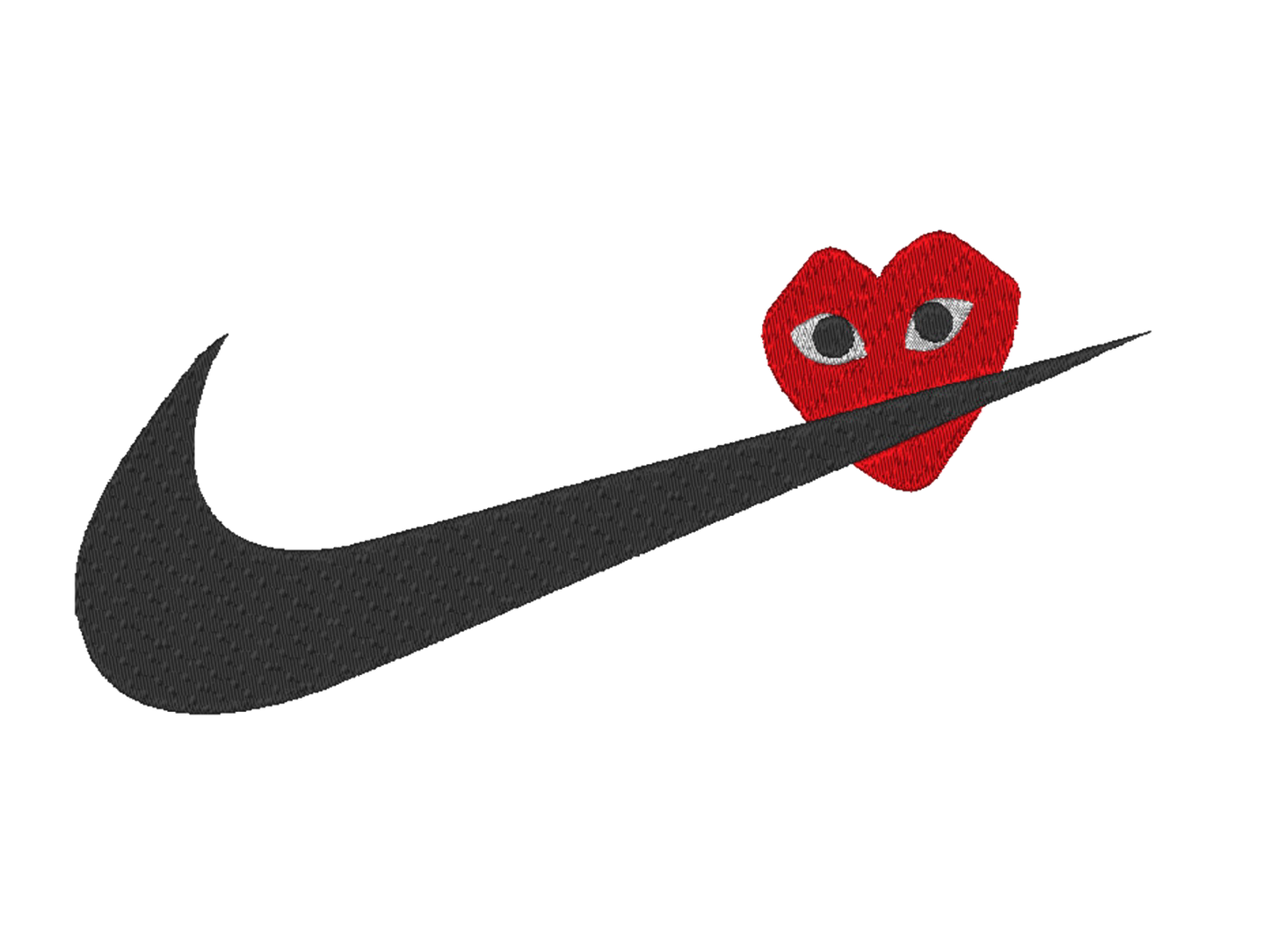 Custom Swoosh CDG Crewneck