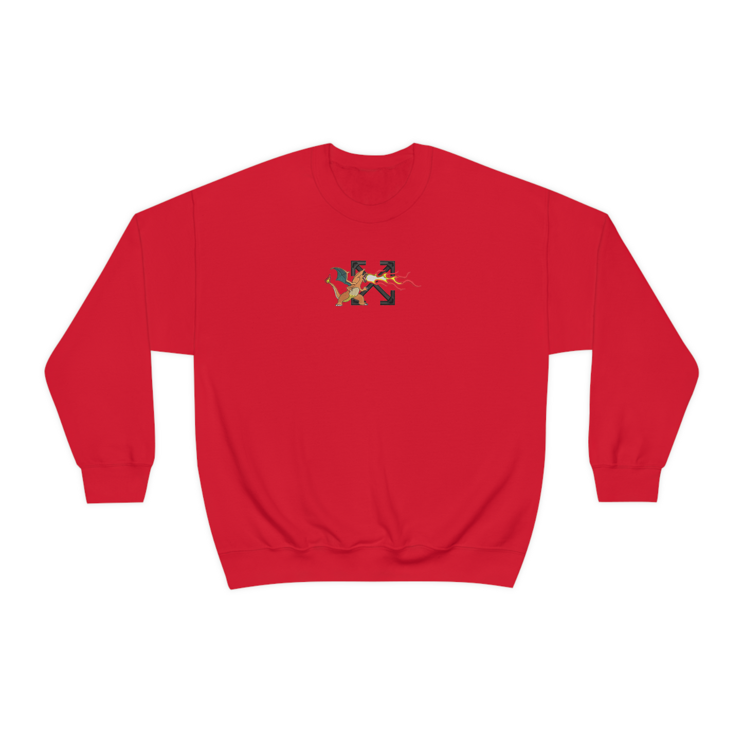 Custom Off White Charizard Crewneck