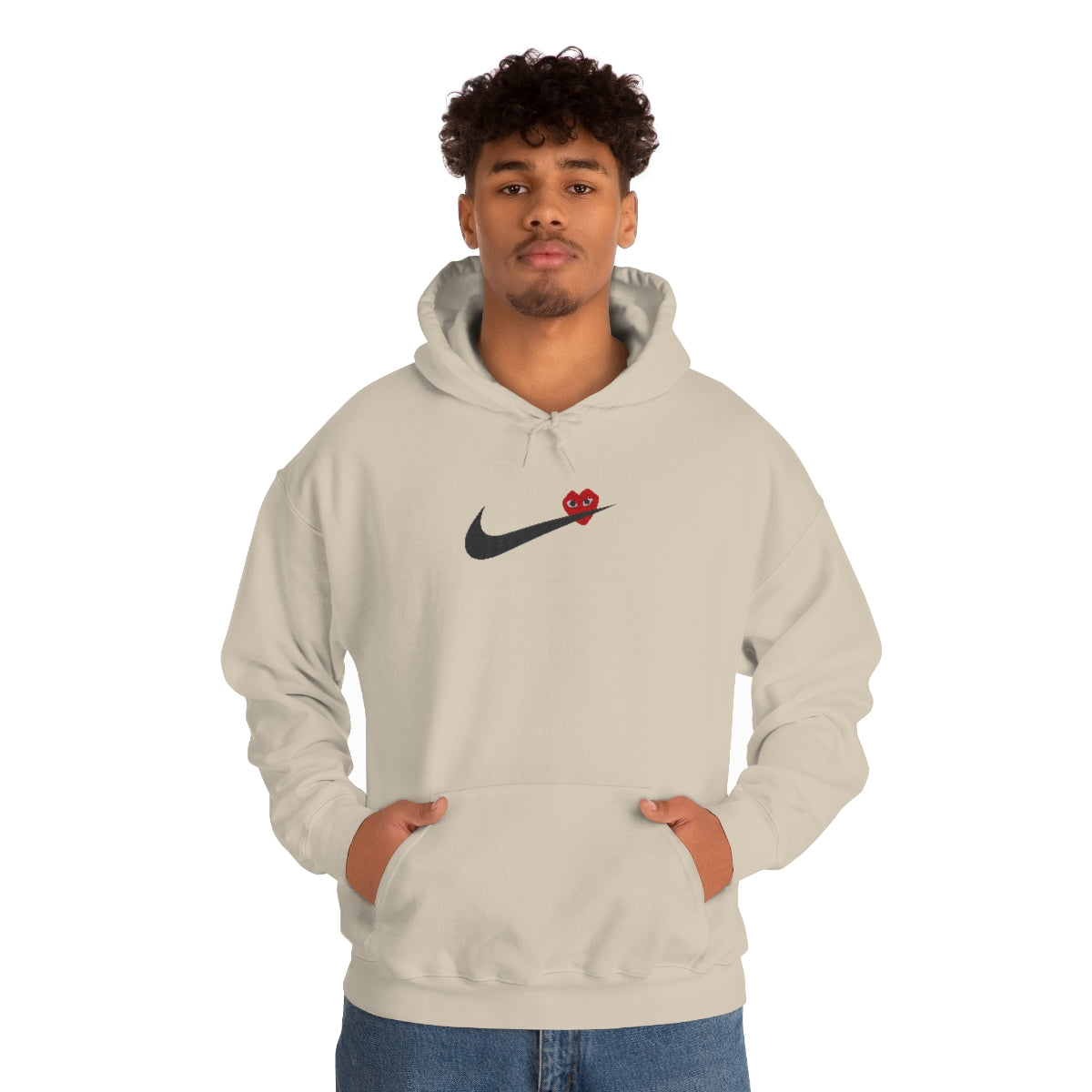 Custom Swoosh CDG Hoodie