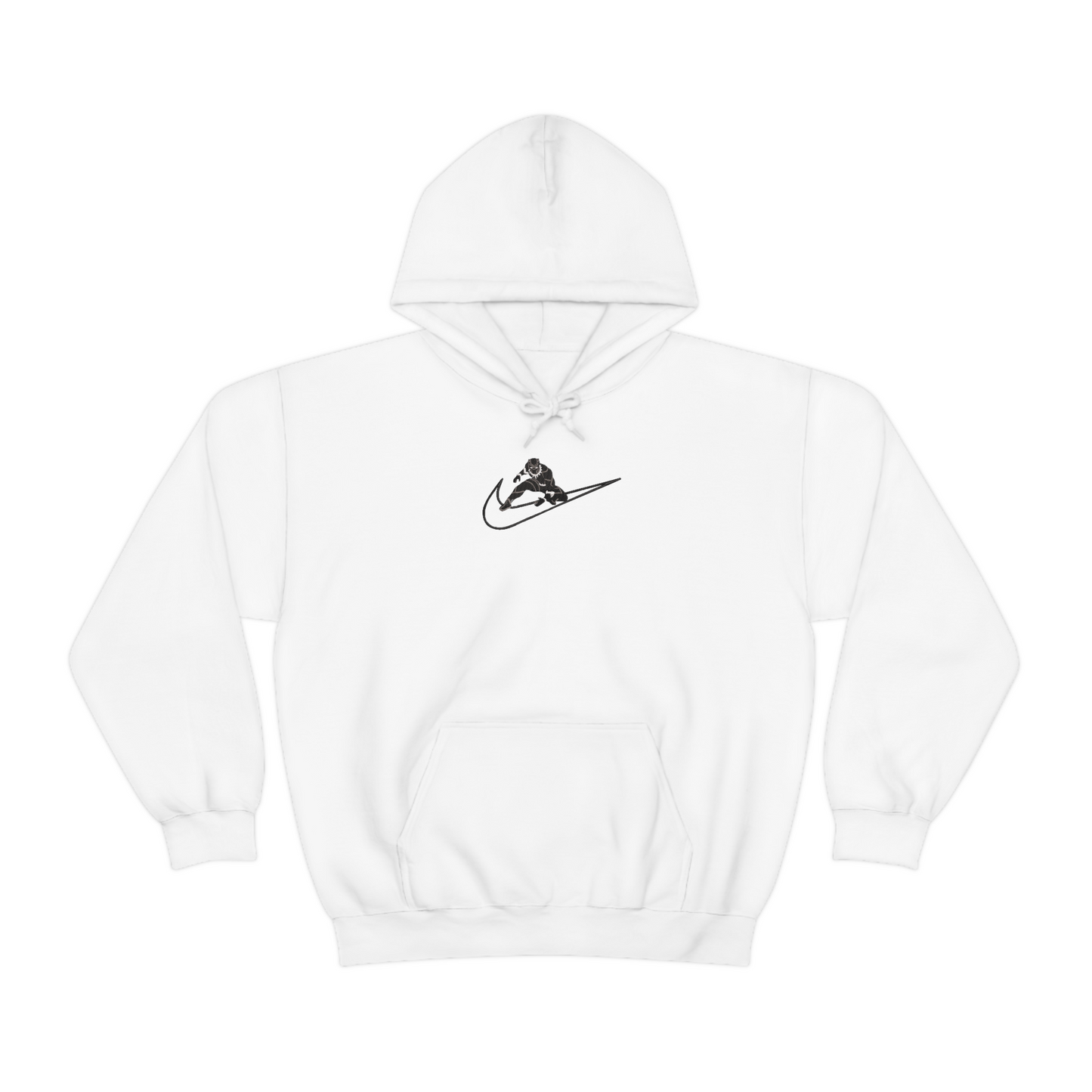 Custom Black Panther Swoosh Hoodie