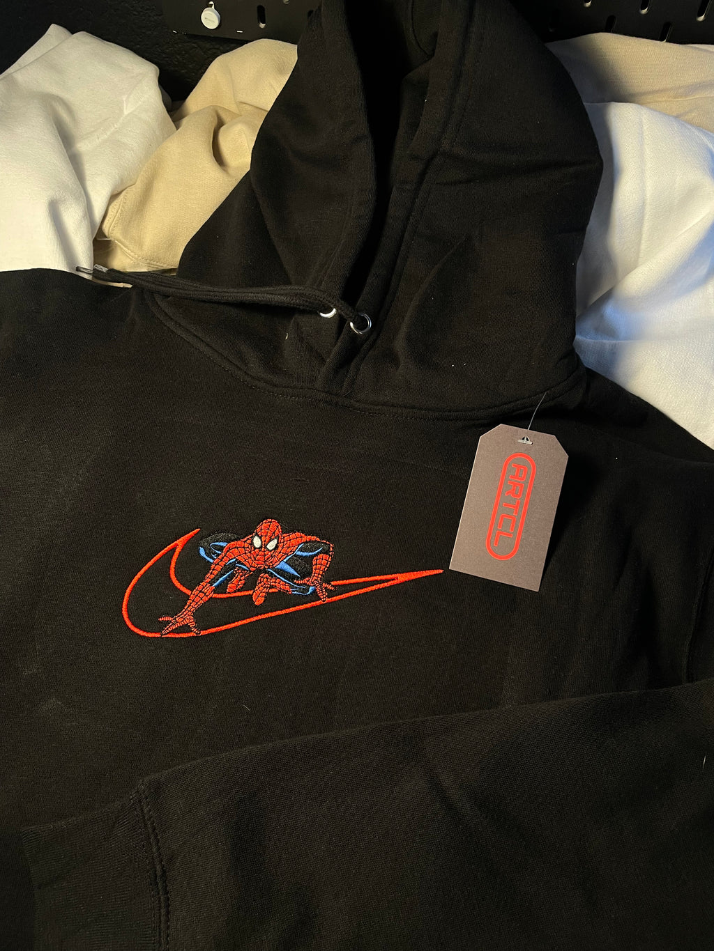 Custom Spiderman Swoosh Hoodie