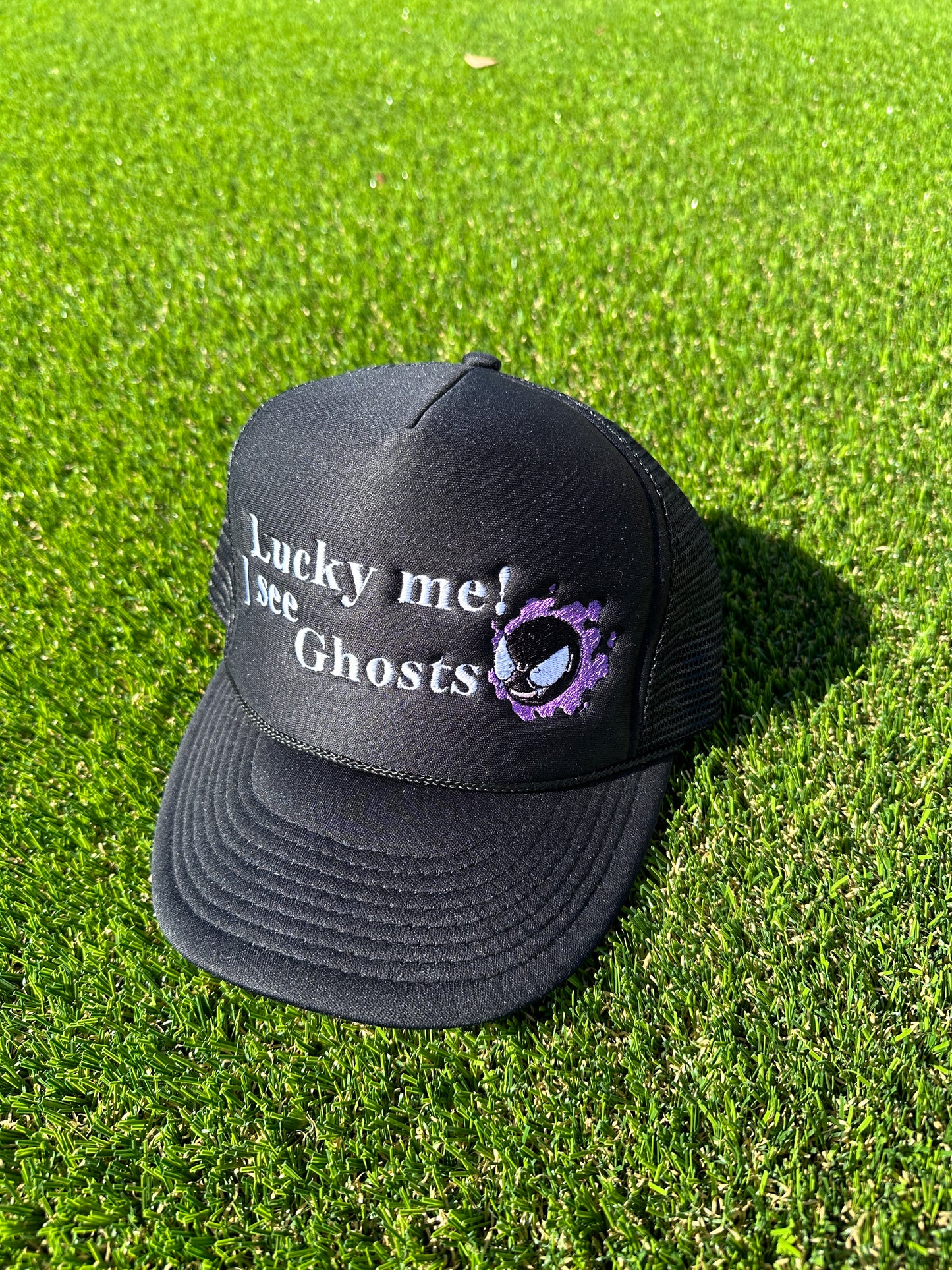 Lucky Me I See Ghost! TRUCKER (GHASTLY)