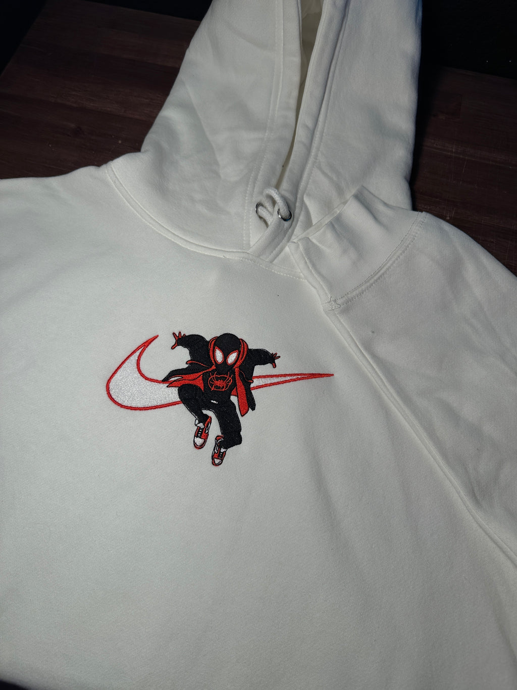 Custom Miles Swoosh Hoodie