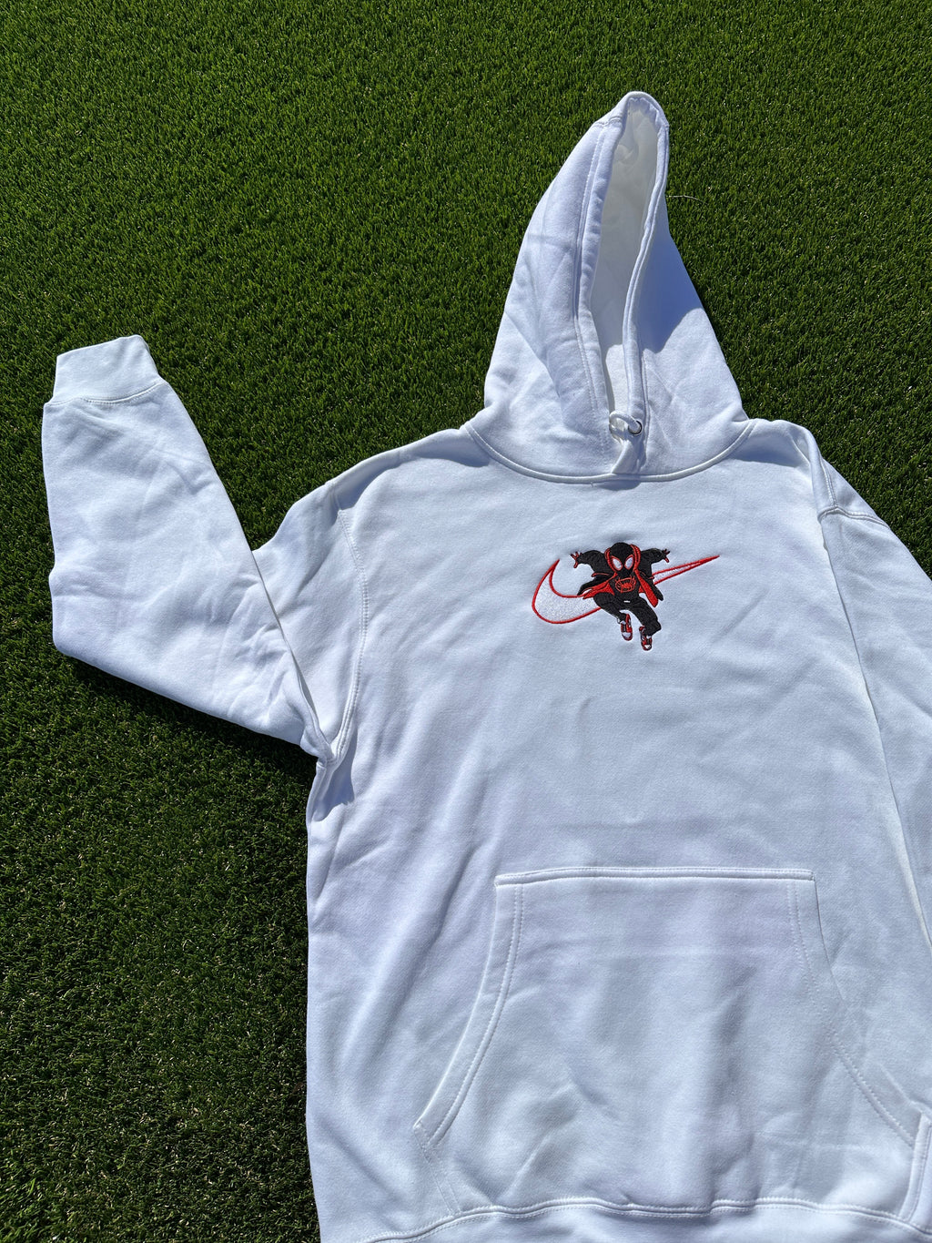 Custom Miles Swoosh Hoodie