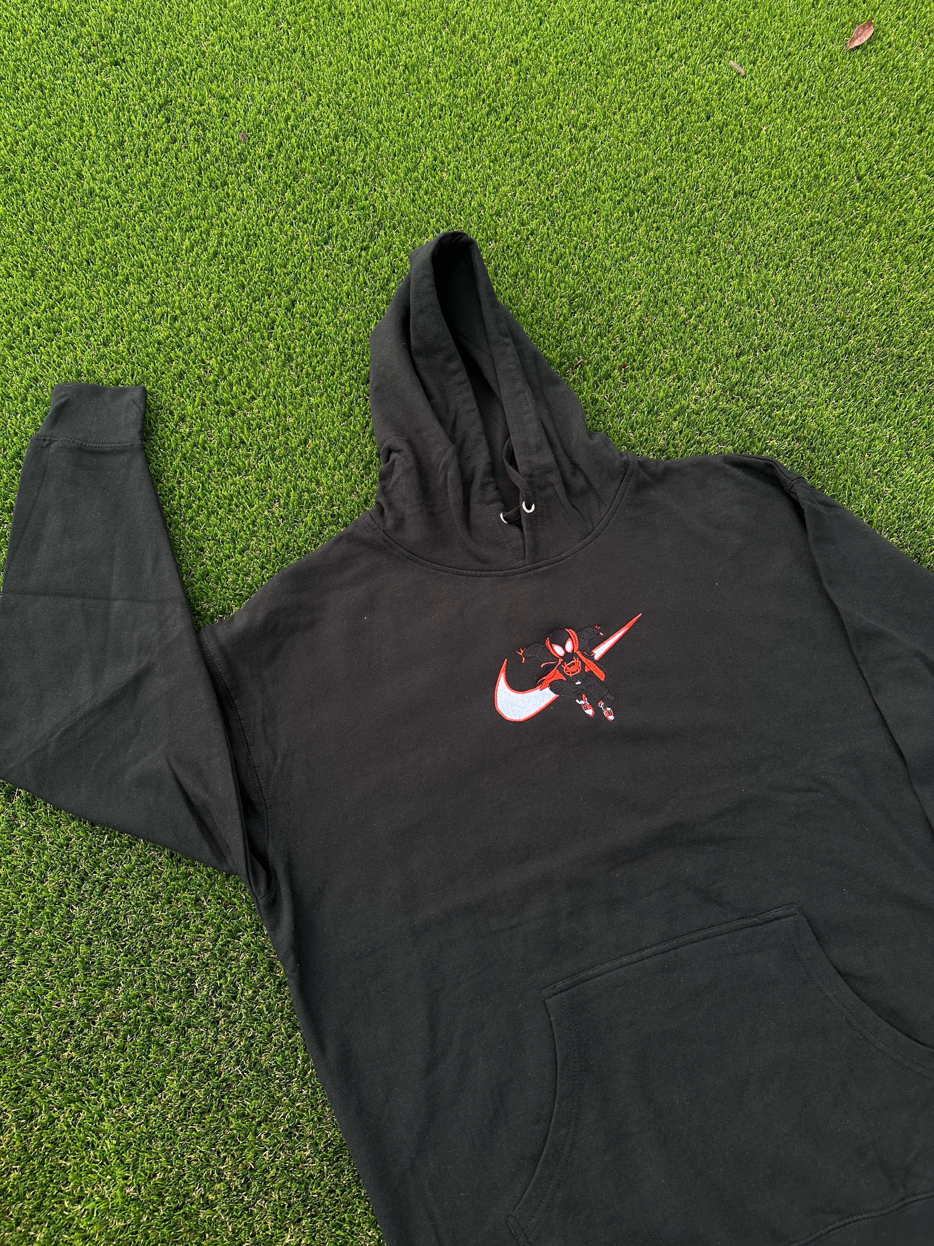 Custom Miles Swoosh Hoodie