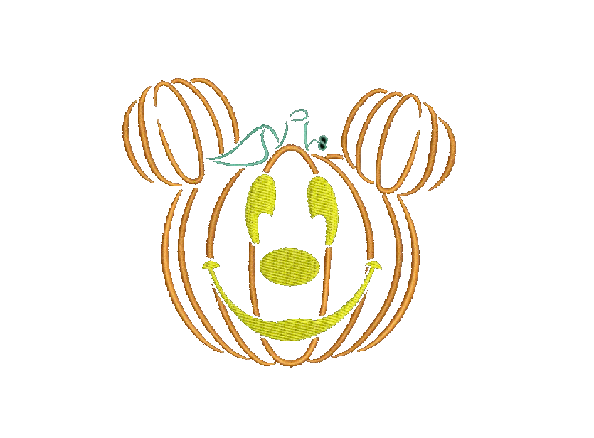 Custom Mickey Pumpkin Hoodie