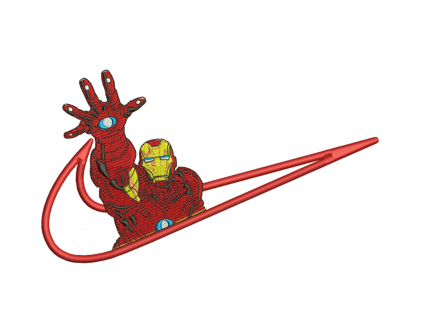 Custom Iron-Man Swoosh Hoodie